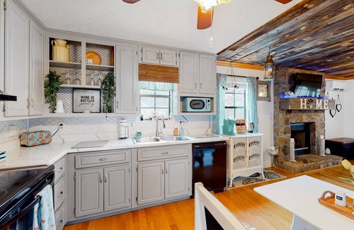 Morganton House | Dog-friendly home with wraparound deck, & fenced yard