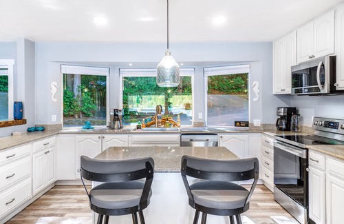 Union House | Dog-Friendly Home with Canal Views, Game Room, Furnished Deck, Hot Tub & Patio