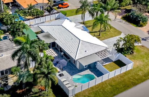 Coral Heights House | Dog-friendly house & studio with private outdoor pool, hot tub, & enclosed yard