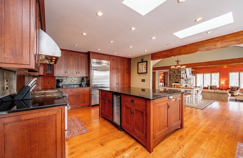 Blakeslee House | Dog Friendly, Lake Views, Private Dock & Cozy Fire Nights