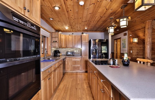 Eagle River House | Dog-friendly, lakefront lodge in the woods with large dock, central AC, & canoe