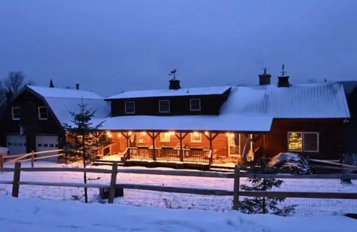 Wolcott Cabin | Dog Friendly Log Cabin on 10 acres + Wood Stove, High Speed WiFi, AC!