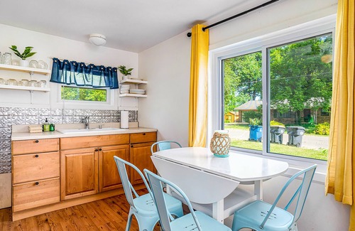 Paw Paw Lake House | Dog-friendly retreat near the lake with charming fixtures, large yard, & firepit