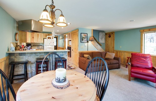 McCall Cabin | Dog-friendly riverfront cabin with wood stove and large deck near Payette Lake