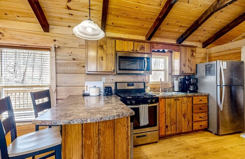 Franklin House | Dog-friendly rustic home with private hot tub, mtn views, wraparound deck, W/D