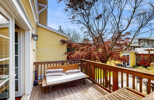 West Woodland House | Dog-friendly spacious retreat with patio, backyard oasis, & W/D - walkable location