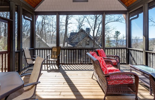 Pisgah Forest House | Dog-friendly Sutton Knob home with spectacular Pisgah views & screened-in porch