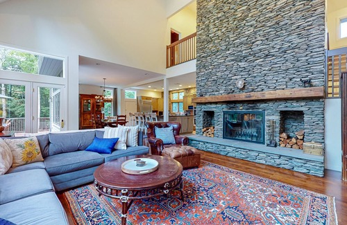 Warren House | Dog-friendly, three-story home with fireplace and washer/dryer - near Sugarbush