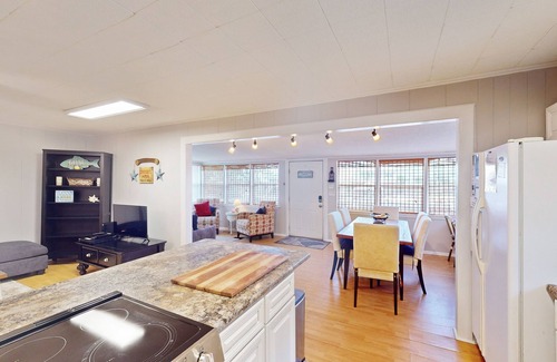 Fort Morgan Pines House | Dog-friendly waterfront retreat with a washer/dryer, AC, patio, & outdoor shower