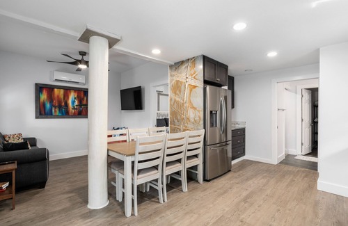 St. Augustine Apartment | Dogs Welcome! Cute space, fresh out of entire renovation! Steps to beach!