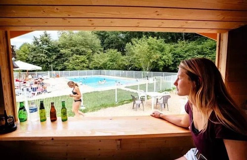 St-Sulpice-de-Mareuil House | Domaine de Corneuil * - Mobile home Premium Peony - 3 bedrooms + terrace 11.25 m2 6 people