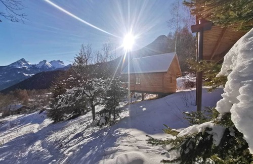 Le Lauzet-Ubaye Cabin | Domaine de l'Esperluette - Cabane Le Jas du chamois
