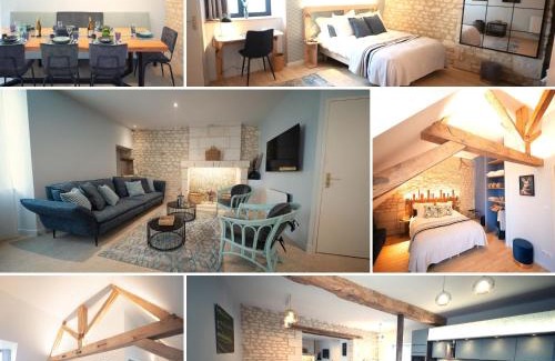 Lemere House | Domaine proche de Chinon piscine, billard, pétanque et aire de jeux pour enfants