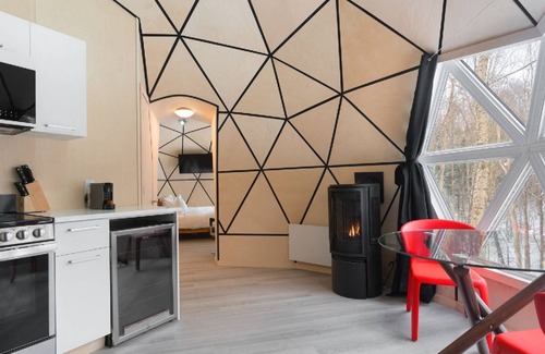 La Conception Ski Chalet | Dome at Bel Air Ideal for a couple Private Jacuzzi & sauna - Bbq - Gas fireplace
