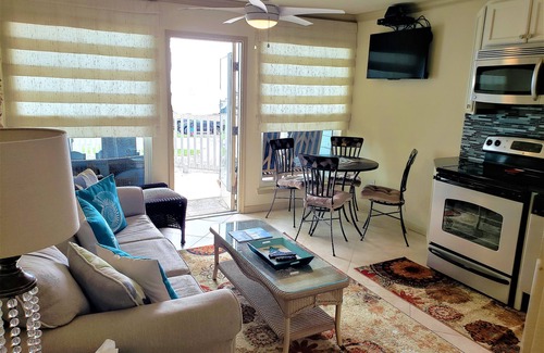 Galveston Condo | Don't Cross Seawall to Get to the Beach!