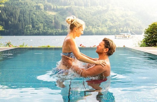 Millstatt House | Doppelzimmer in der Villa mit Balkon - Villa Postillion am See
