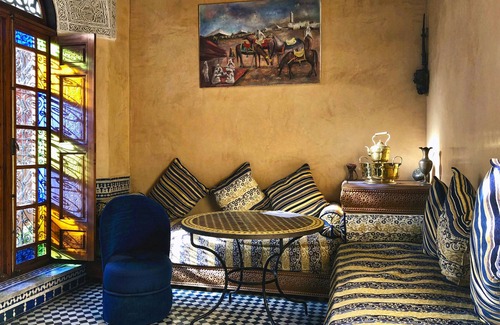 Ain Azlitan Bed & Breakfast | Double Bed Room Riad Layalina Fez: Pool, 360° View & Free Secure Parking at Foot