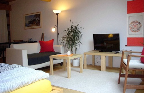 Schallstadt Bed & Breakfast | Double room 2nd floor Soleil with balcony - Silvia Krafts Bed and Breakfast