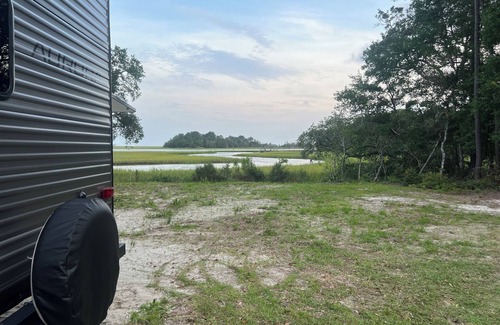 Bethera RV Rental | Down By The River.Charleston Getaway w/fishing, grilling, camping, and hiking