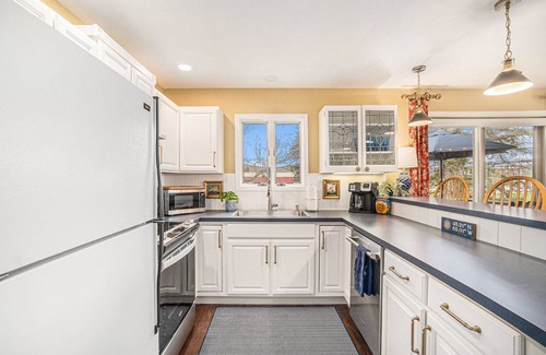 Boyne City Apartment | Downtown Boyne City charmer with stunning Lake Charlevoix and Boyne River views.