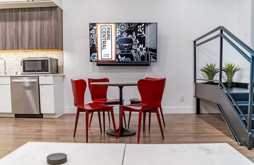 Appleton Apartment | Downtown! Brand New, Modern, Massive Studio with Kitchen + Game Room & Theater.