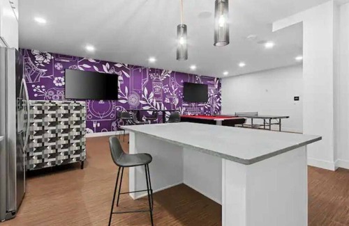Appleton Apartment | Downtown! Brand New, Modern, Massive Studio with Kitchen + Game Room & Theater.