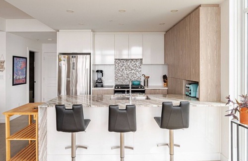North End Condo | Downtown Condo with Hot-Tub