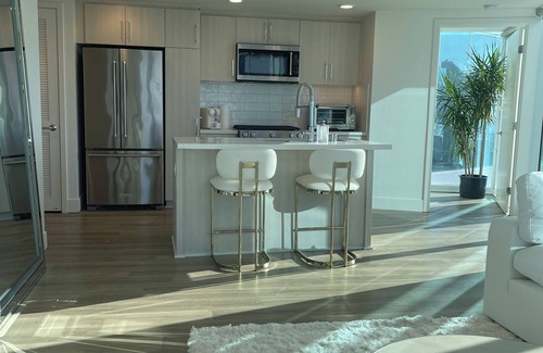 East Village Apartment | Downtown Delight: High-Rise Luxury Retreat with Stunning City Views