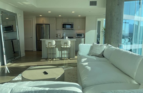 East Village Apartment | Downtown Delight: High-Rise Luxury Retreat with Stunning City Views