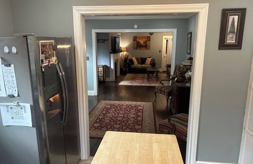 Greer House | Downtown Greer House Walkable to Shops, Restaurants, & Park. Fenced in Backyard.