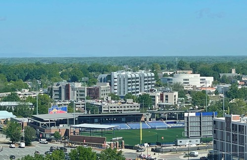 High Point Condo | Downtown High Point condo with Stunning Views!