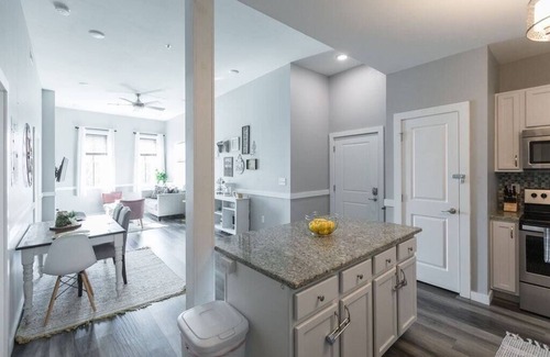 Johnson City Apartment | Downtown JC 2 Bed Loft with Light