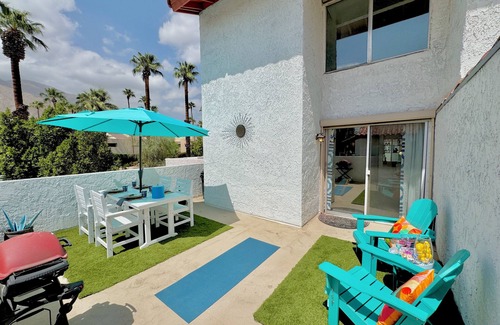 Baristo Condo | Downtown Palm Springs Holiday Loft – New Decor, View Patio, S/W Pools