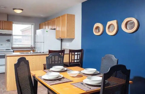 Grande Prairie House | Downtown Suite overlooking main street