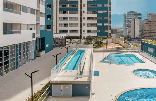 Castropol Apartment | Downtown View 2BR at Poblado King Beds AC Pool