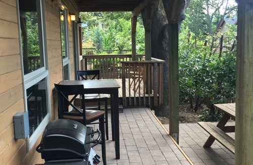 Hood River Apartment | Downtown with Mountain/River View and Fenced Yard