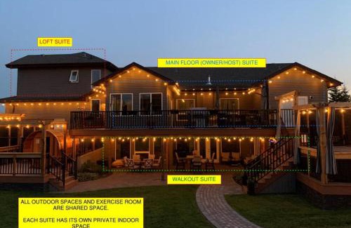 Sherwood Park House | Dragonfly Inn Loft & Walkout Suites
