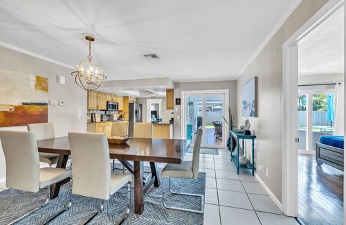 Boynton Beach House | Dream 3/2 Tropical Pool House East Boyton - Near The Beach And Atlantic Avenue