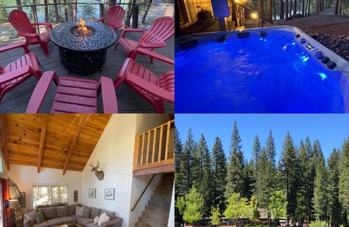 Glencoe Cabin | Dreamy Lake Front Lake Mont Cabin! AC & HotTub!