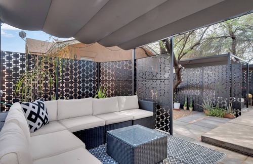 West University Apartment | Dreamy, Monochromatic Studio! Close to UofA! Walk to campus/4th ave/downtown!