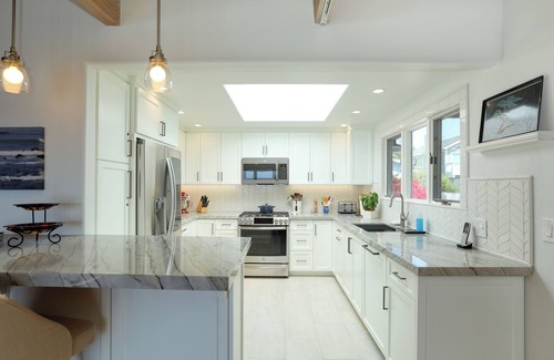 Marine Terrace House | Dreamy, Newly Renovated Home with an Ocean Panorama and Endless Sunsets.