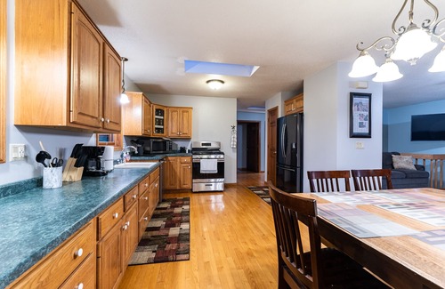 Mather House | Driftless Area Country House: large deck, spring fed creek, Amish area