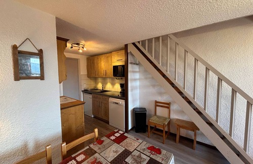 Les Saisies Apartment | Duplex 3 rooms, 6 ppl, balcony, TV, dishwasher, pets allowed