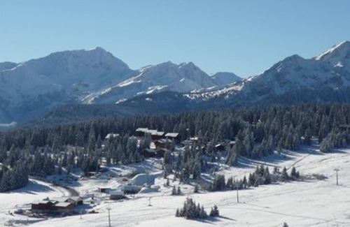 Les Saisies Apartment | Duplex 3 rooms, 6 ppl, balcony, TV, dishwasher, pets allowed