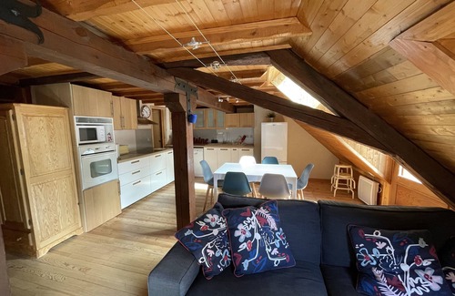 Saint-Chaffrey Apartment | Duplex 70 m2, slopes view, 150m from lifts, Chantemerle, Serre Chevalier 1350