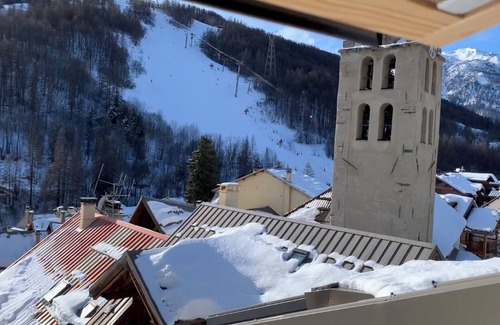 Saint-Chaffrey Apartment | Duplex 70 m2, slopes view, 150m from lifts, Chantemerle, Serre Chevalier 1350