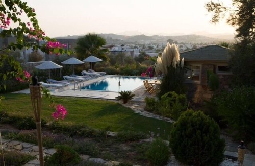 Bodrum City Center Apartment | Duplex apartment in villa with pool with wonderful view over Bodrum and Sea