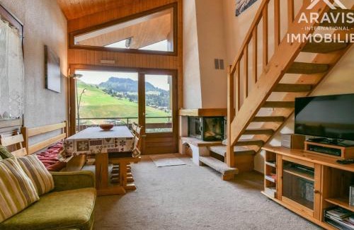 Le Chinaillon Apartment | Duplex chaleureux, 3 chambres, 7-9 pers., proche commerces, vue pistes, garage privé - FR-1-391-23