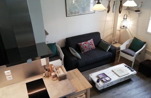 Rotheneuf-Le Pont Apartment | Duplex full of charm in small quiet residence at 200 m dry sand beach