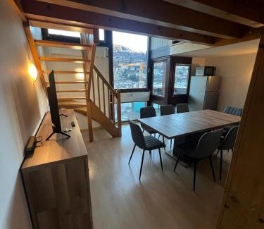 Saint-Gervais-les-Bains Apartment | Duplex St Gervais rooftop - 500m des télécabines